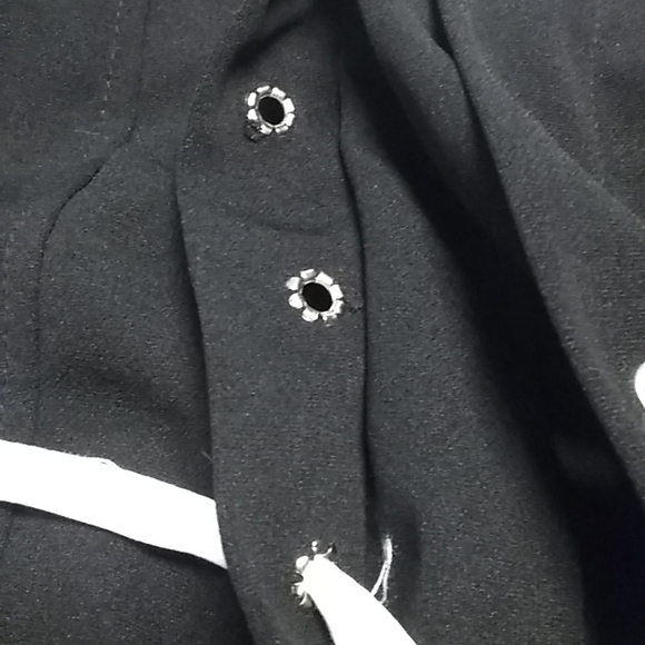 Gothic Off the Shoulder Lace Up Waist Dress - Picture 12 of 15